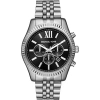 Thumbnail for Michael Kors Men's Watch Lexington Chronograph Black Silver MK8602