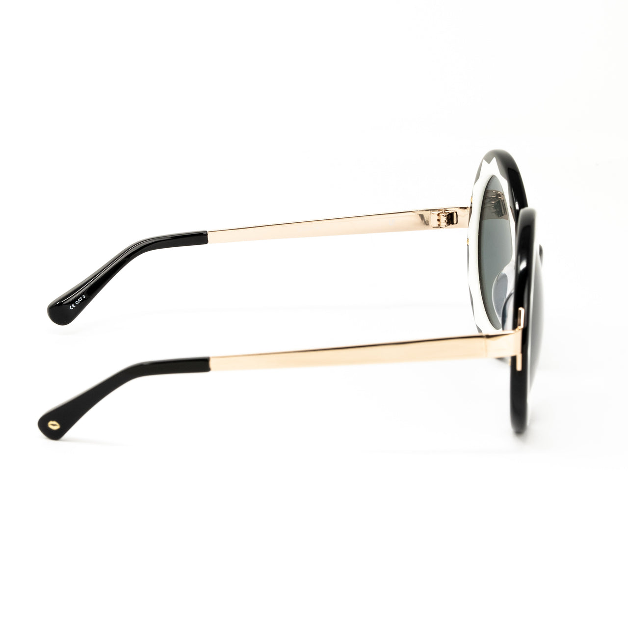 Markus Lupfer x Linda Farrow Black and White Sunglasses ML11C1SUN