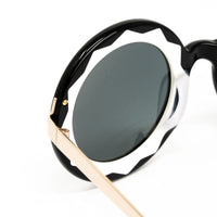 Thumbnail for Markus Lupfer x Linda Farrow Black and White Sunglasses ML11C1SUN
