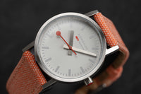 Thumbnail for Mondaine Ladies Watch Classic White Orange A658.30323.17SBF