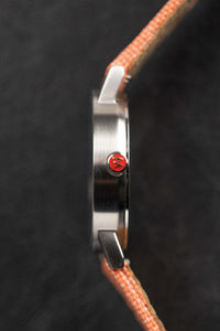 Thumbnail for Mondaine Ladies Watch Classic White Orange A658.30323.17SBF