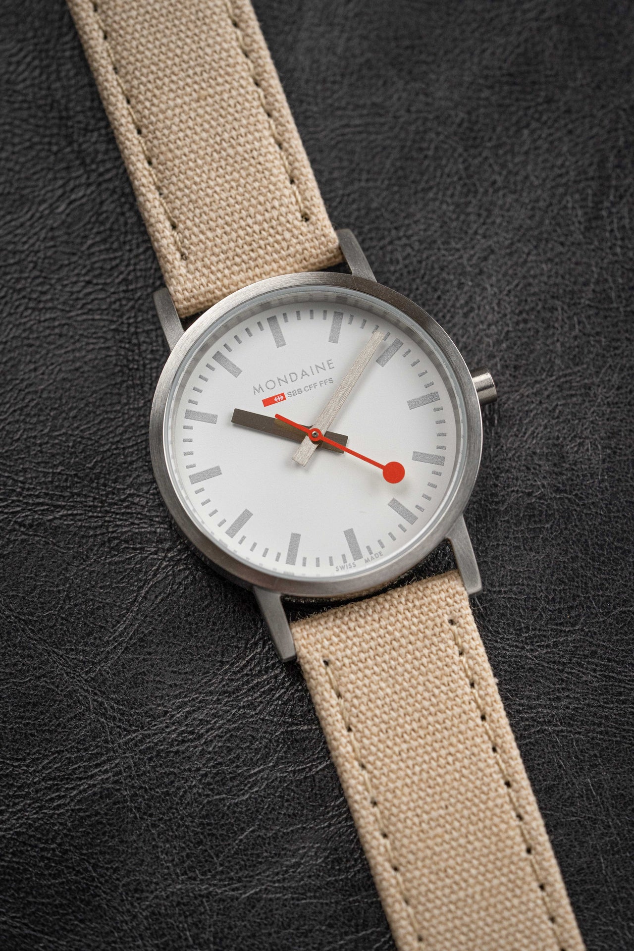 Mondaine Ladies Watch Classic White Beige A658.30323.17SBK