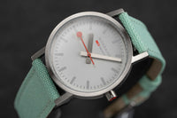 Thumbnail for Mondaine Ladies Watch Classic White Mint Green A658.30323.17SBQ