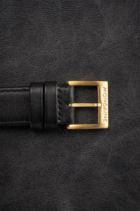 Thumbnail for Mondaine Watch Helvetica No1 Light Gold Black MH1.L2221.LB