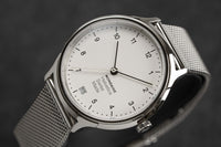 Thumbnail for Mondaine Helvetica No1 Regular Ladies' White Watch MH1.R1210.SM