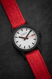 Thumbnail for Mondaine Ladies Watch Essence Black Red MS1.32110.LCSET