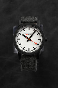 Thumbnail for Mondaine Ladies Watch Essence Black Grey MS1.32110.LHSET