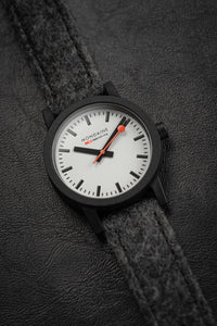 Thumbnail for Mondaine Ladies Watch Essence Black Grey MS1.32110.LHSET