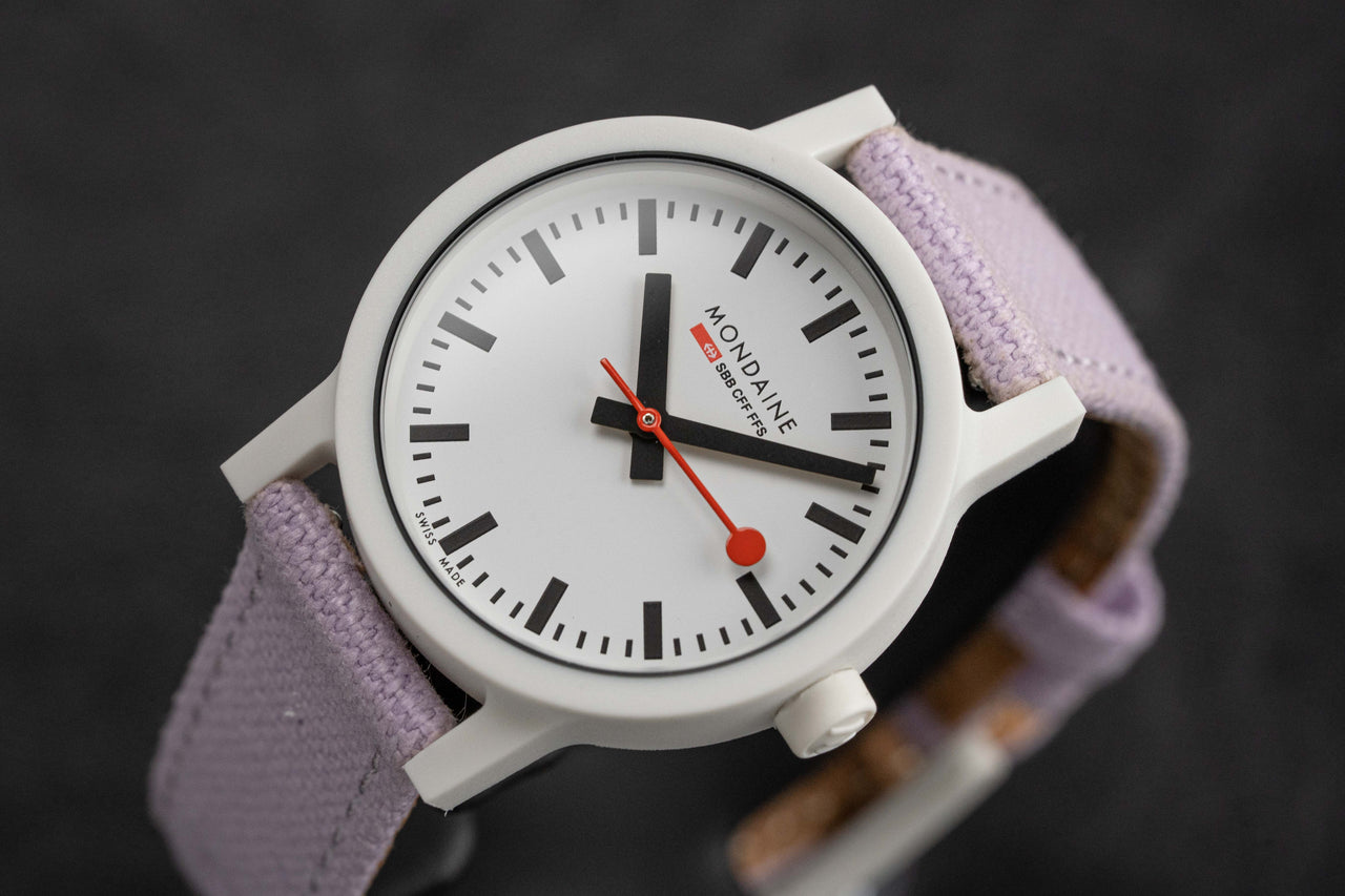 Mondaine Ladies Watch Essence White Lavender MS1.32110.LQ1