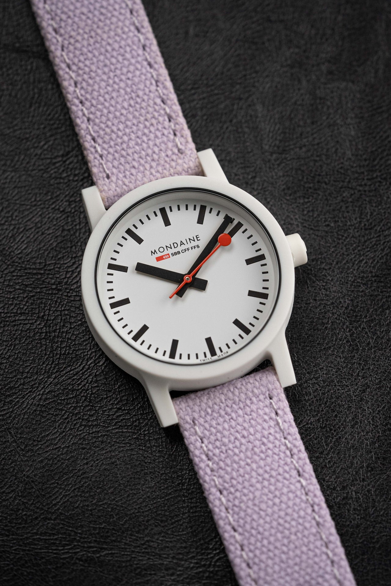 Mondaine Ladies Watch Essence White Lavender MS1.32110.LQ1