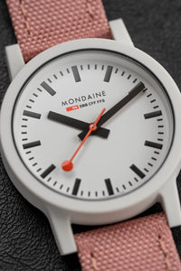 Thumbnail for Mondaine Ladies Watch Essence White Pink MS1.32111.LP