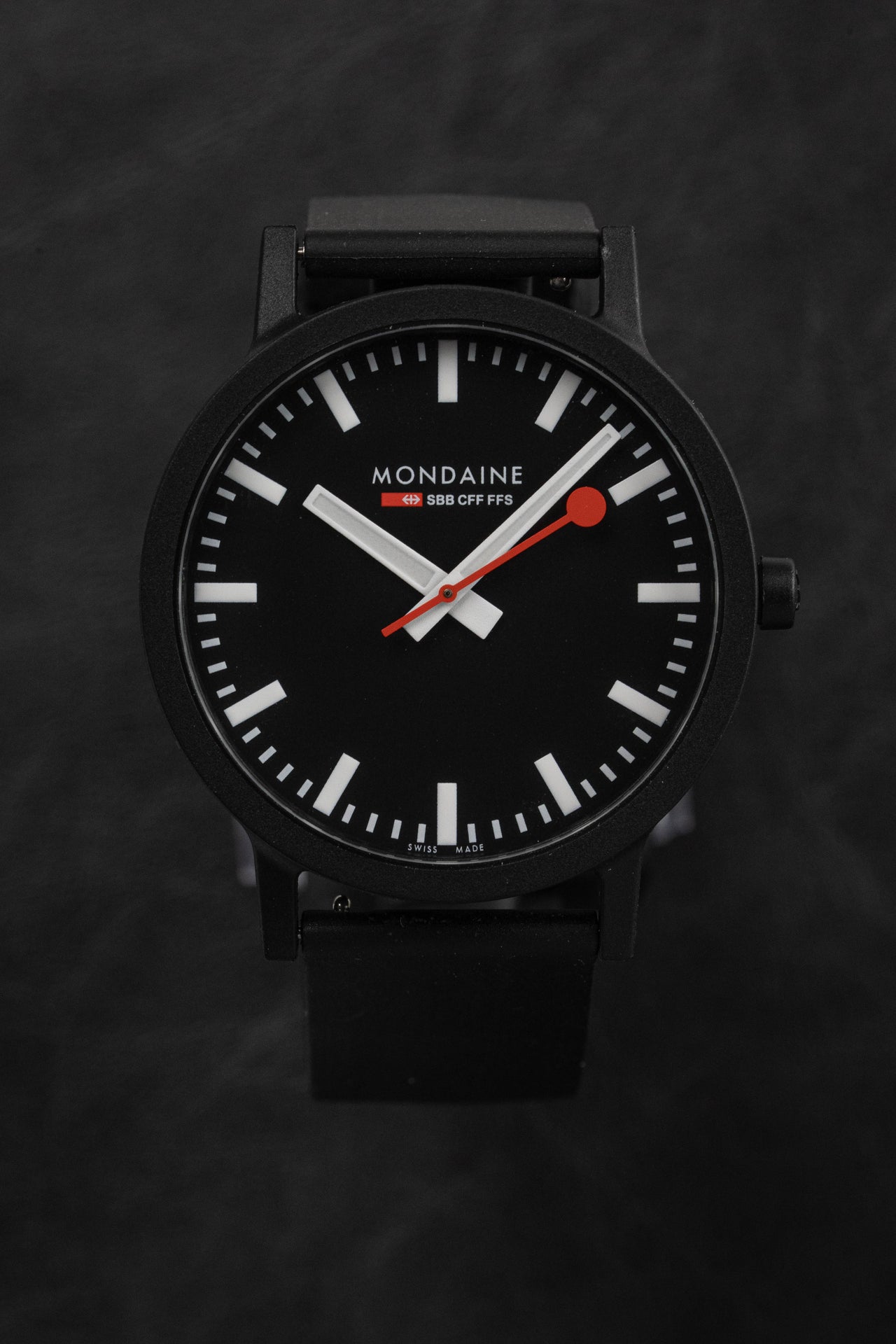 Mondaine Watch Essence Black MS1.41120.RBSET