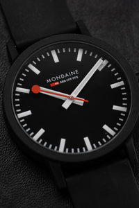Thumbnail for Mondaine Watch Essence Black MS1.41120.RBSET