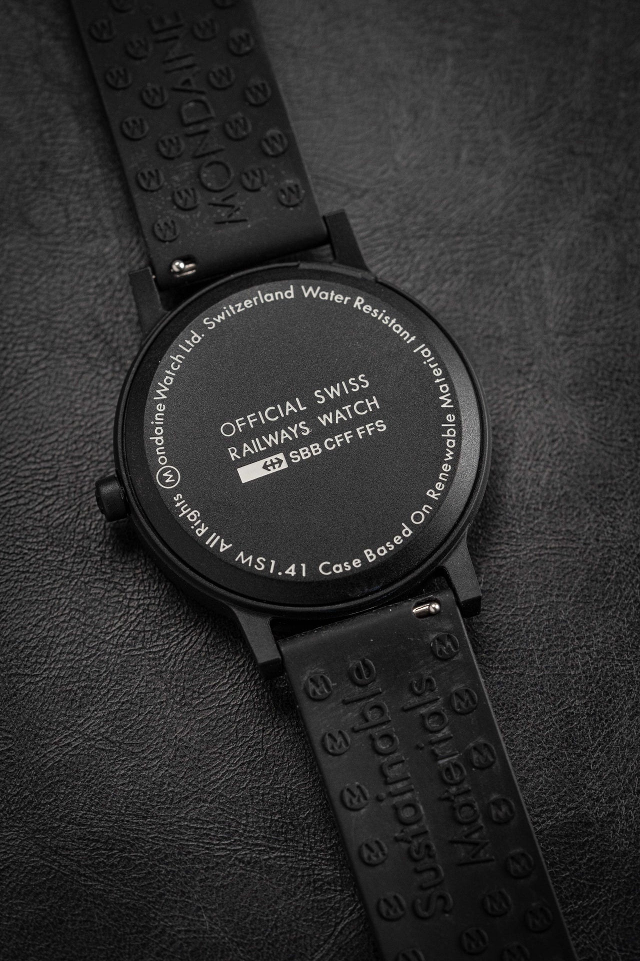 Mondaine Watch Essence Black MS1.41120.RBSET