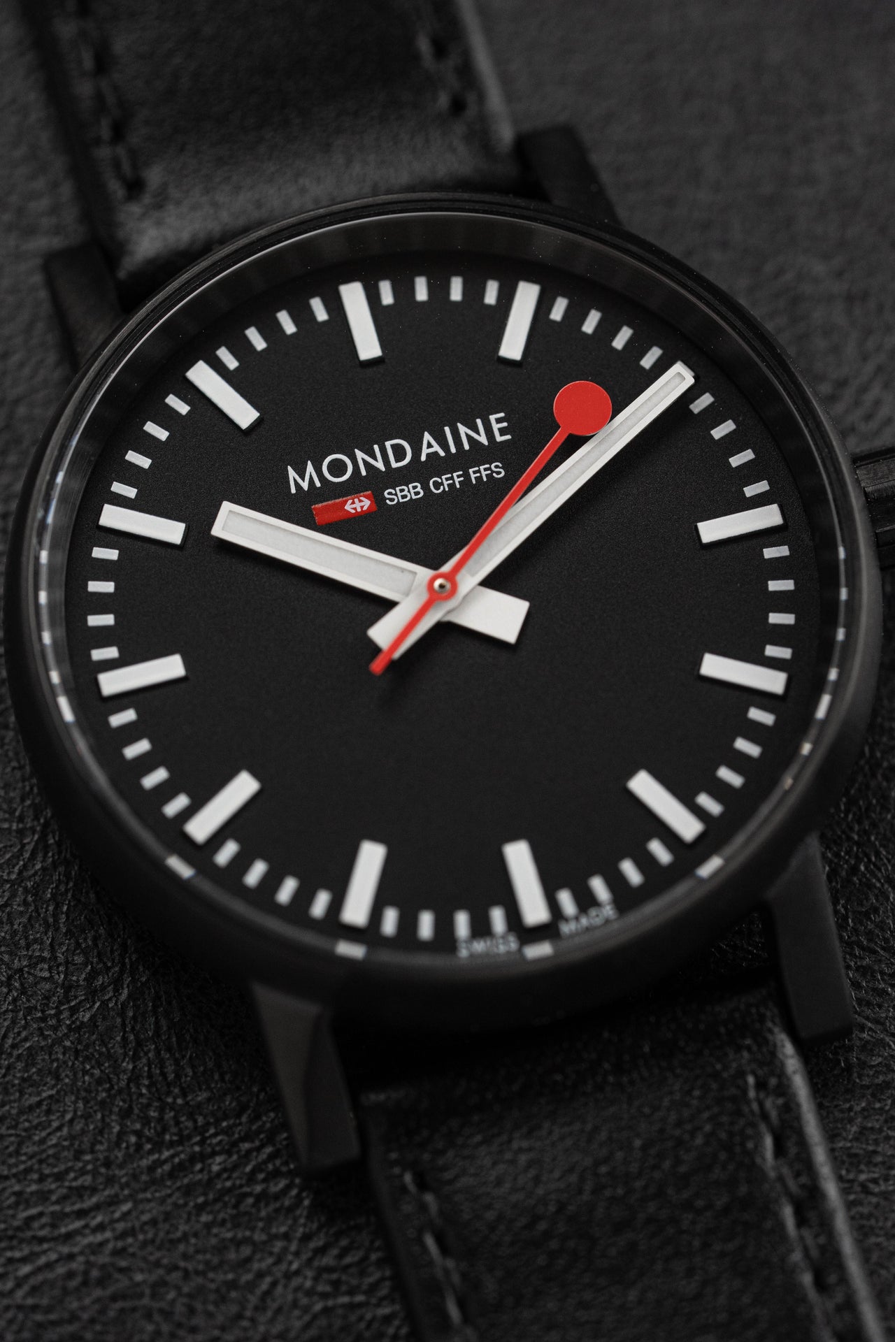 Mondaine Ladies Watch EVO2 Black MSE.35121.LB – Watches