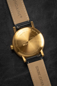 Thumbnail for Mondaine Watch EVO2 Gold Black MSE.40122.LB