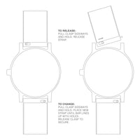 Thumbnail for Mondaine Watch Essence White Pink MS1.41111.LP