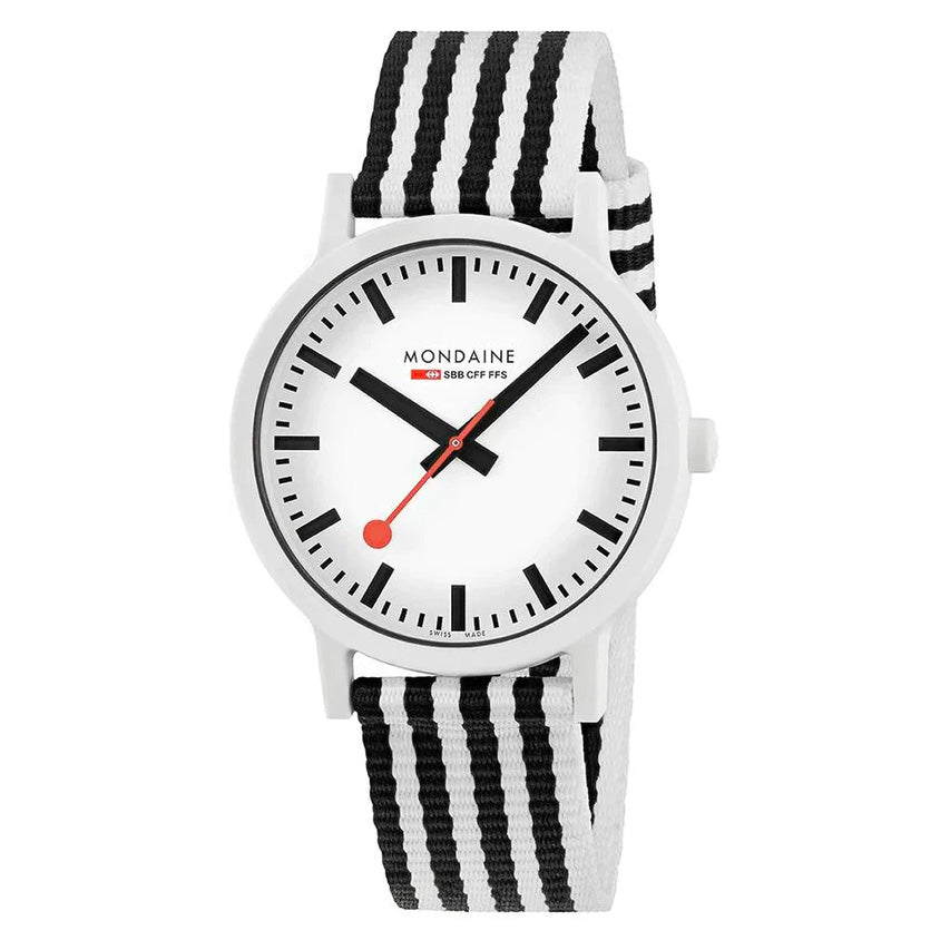 Mondaine Watch Essence Black White MS1.41110.LA