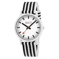 Thumbnail for Mondaine Watch Essence Black White MS1.41110.LA