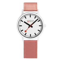 Thumbnail for Mondaine Watch Essence White Pink MS1.41111.LP