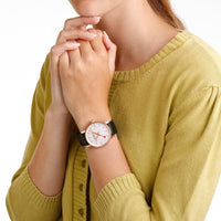 Thumbnail for Mondaine Watch EVO2 Rose Gold Black MSE.40112.LB