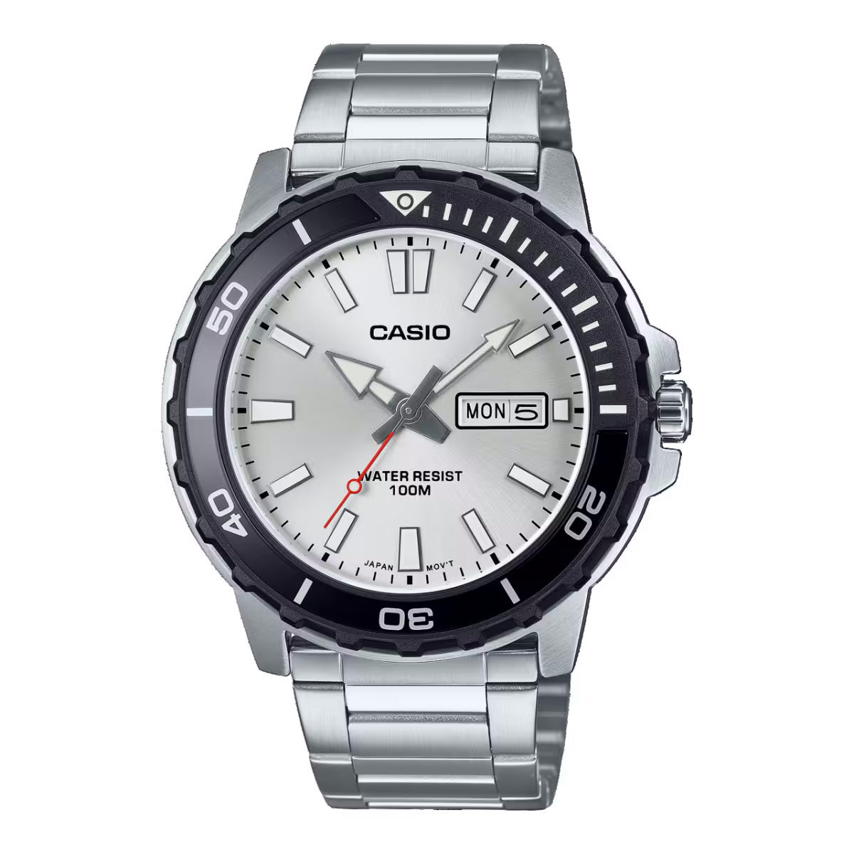 Casio Marine Sport 46mm Silver Men's Watch MTD-125D-7AVDF