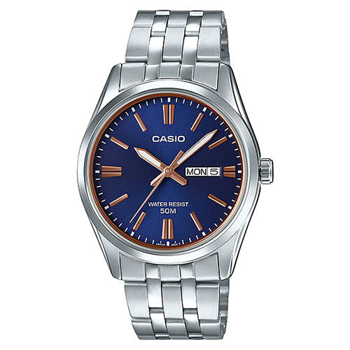 Casio Men's Watch 38mm Day Date Blue