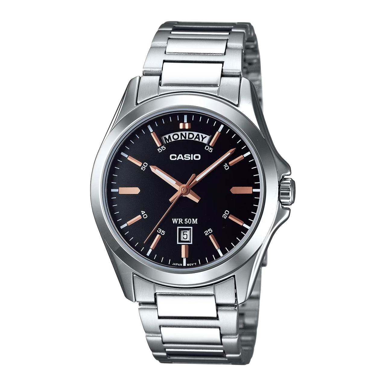 Casio Men's Watch 40mm Day Date Black