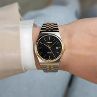 Thumbnail for Casio Men's Quartz Dress Watch 40mm Two Tone Gold Black