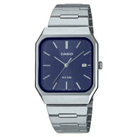Thumbnail for Casio Standard Blue Silver Quartz Unisex Watch MTP-B185D-2A1VDF