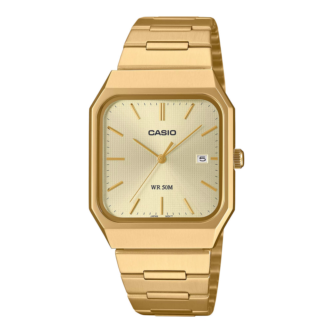 Casio Standard Gold Quartz Unisex Watch MTP-B185G-9AVDF