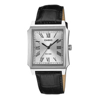 Thumbnail for Casio Quartz Watch 32mm Timeless Classic Silver Leather