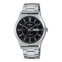 Thumbnail for Casio Classic 38mm Silver Men's Black Silver Analogue Watch MTP-V006D-1CUDF