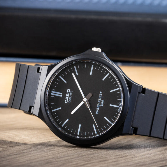 Casio Standard 44mm Black Men's Analogue Watch MW-240-1EVDF