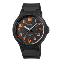 Thumbnail for Casio Standard 44mm Black Orange Men's Analogue Watch MW-240-4BVDF
