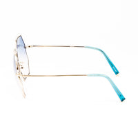 Thumbnail for Matthew Williamson x Linda Farrow Blue Octagonal Sunglasses MW102C12SUN