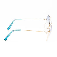 Thumbnail for Matthew Williamson x Linda Farrow Blue Octagonal Sunglasses MW102C12SUN