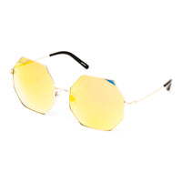 Thumbnail for Matthew Williamson x Linda Farrow Yellow Octagonal Sunglasses MW102C15SUN
