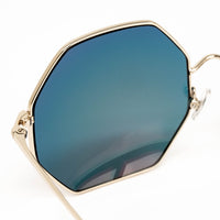 Thumbnail for Matthew Williamson x Linda Farrow Gold Octagonal Sunglasses MW102C4SUN