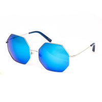 Thumbnail for Matthew Williamson x Linda Farrow Blue octagonal Sunglasses MW102C9SUN