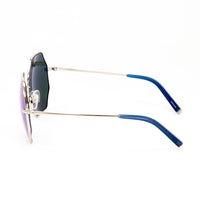 Thumbnail for Matthew Williamson x Linda Farrow Blue octagonal Sunglasses MW102C9SUN