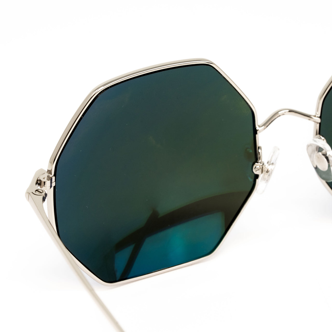 Matthew Williamson x Linda Farrow Blue octagonal Sunglasses MW102C9SUN