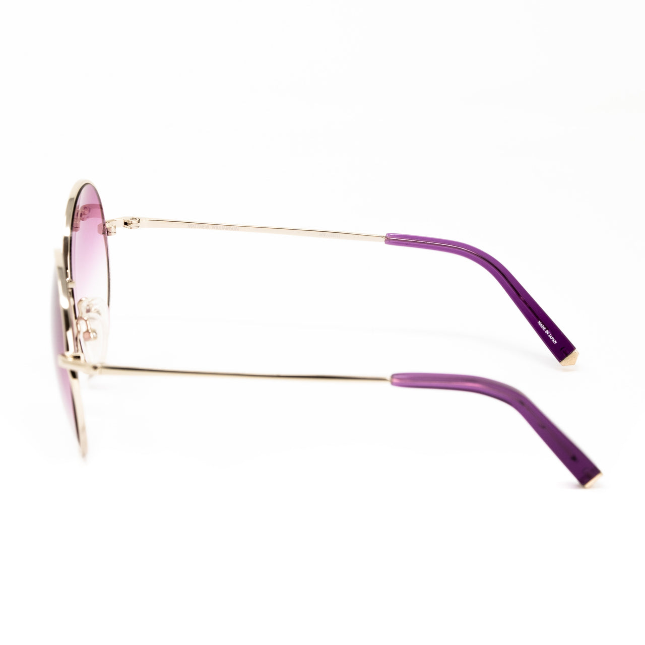 Matthew Williamson x Linda Farrow Purple Sunglasses MW103C11SUN