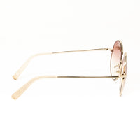 Thumbnail for Matthew Williamson x Linda Farrow Gold Sunglasses MW103C13SUN