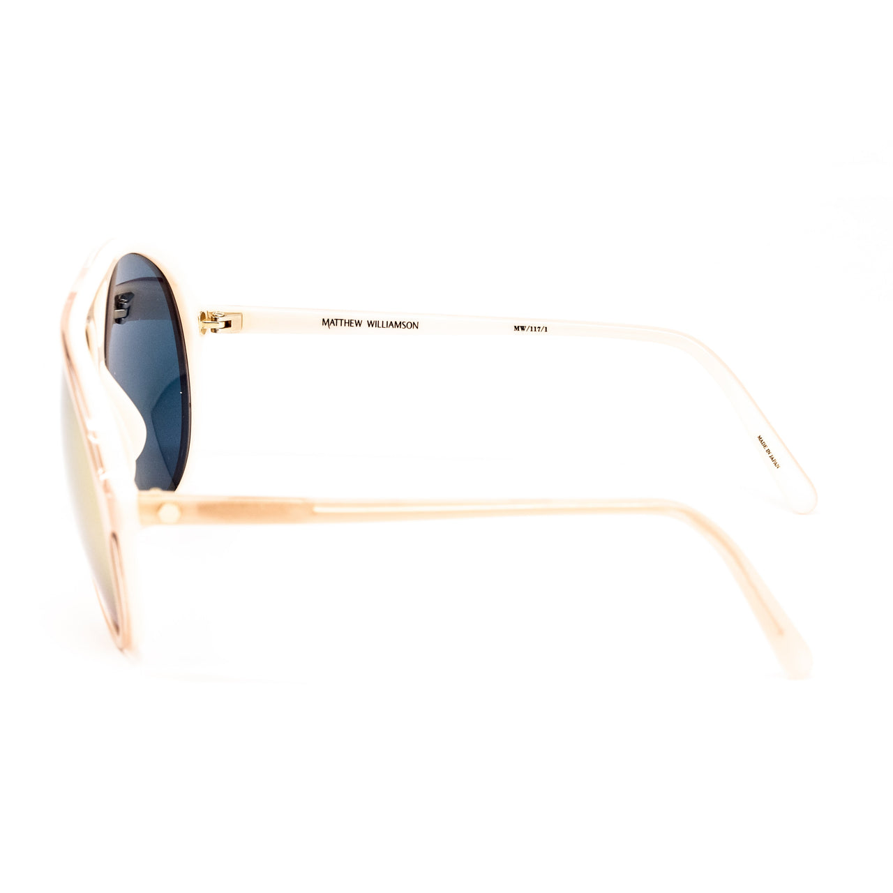 Matthew Williamson x Linda Farrow Champagne Sunglasses MW117C1SUN