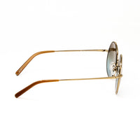 Thumbnail for Matthew Williamson x Linda Farrow Gold Round Sunglasses MW121C4SUN