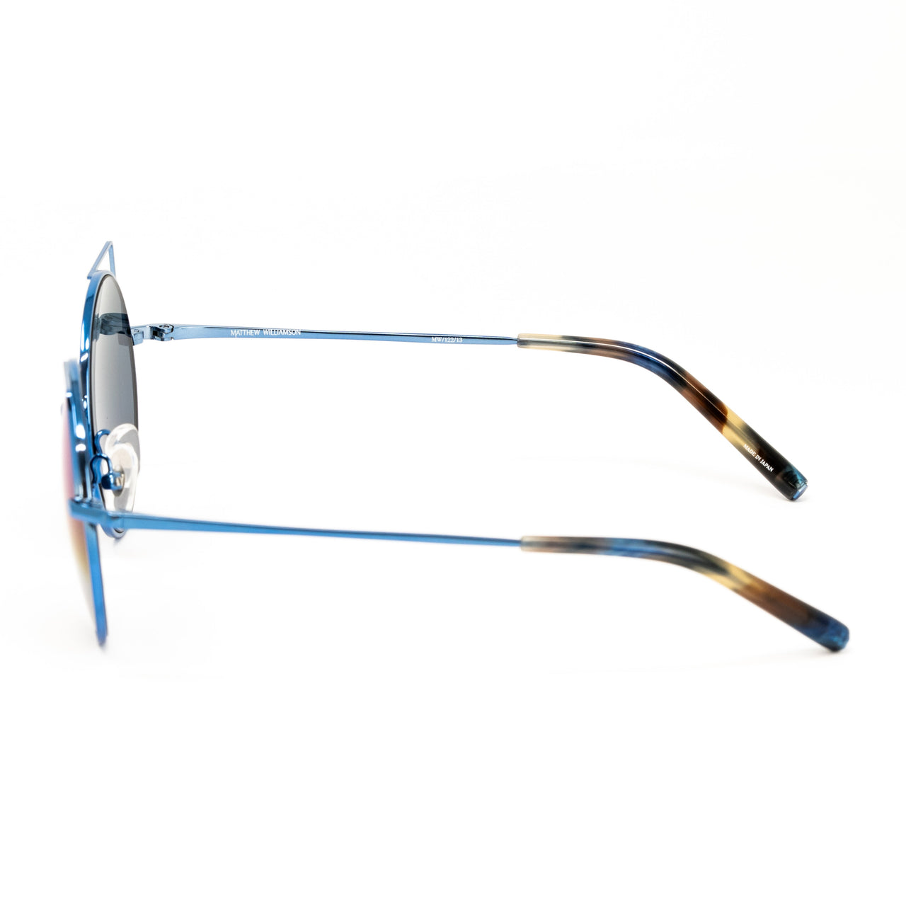 Matthew Williamson x Linda Farrow Blue Cat-eye Sunglasses MW122C13SUN