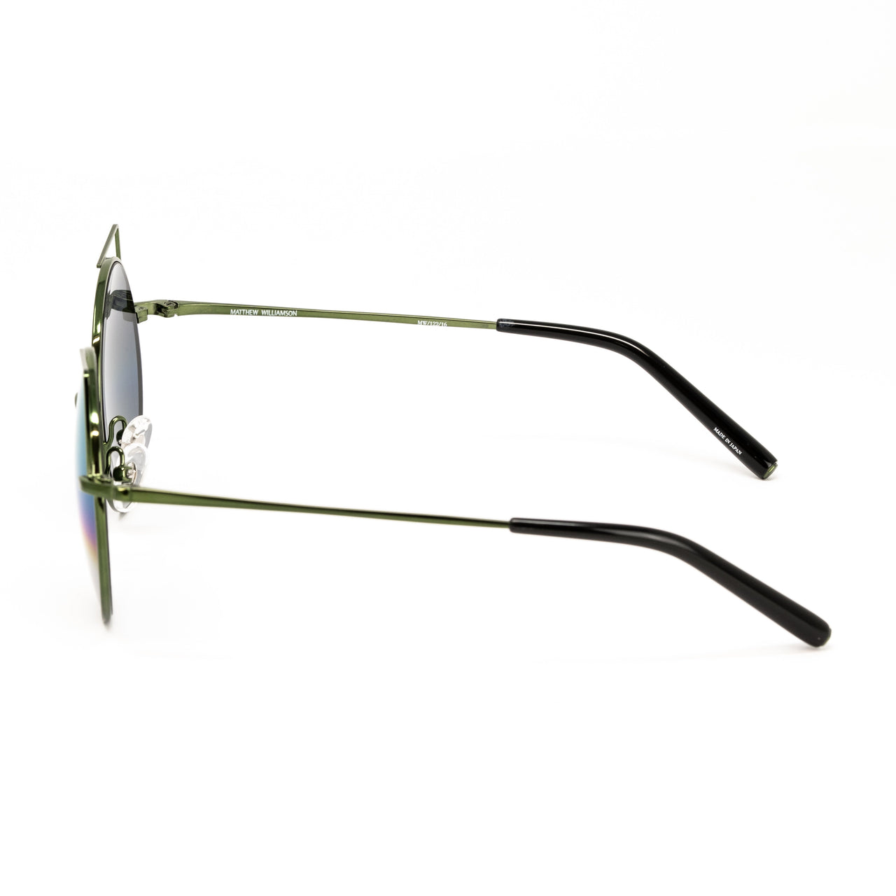 Matthew Williamson x Linda Farrow Green Cat-eye Sunglasses MW122C16SUN