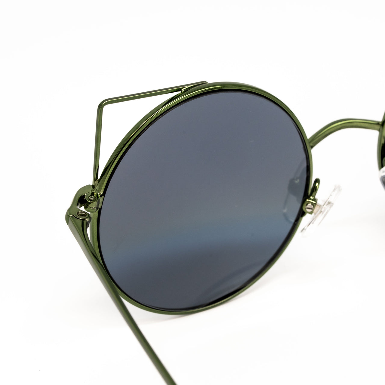Matthew Williamson x Linda Farrow Green Cat-eye Sunglasses MW122C16SUN
