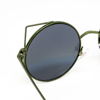 Thumbnail for Matthew Williamson x Linda Farrow Green Cat-eye Sunglasses MW122C16SUN